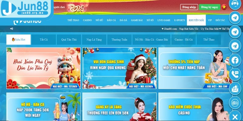 Tải app JUN88 để nhận nhiều khuyến mãi hot và vô vàn các ưu đãi hấp dẫn